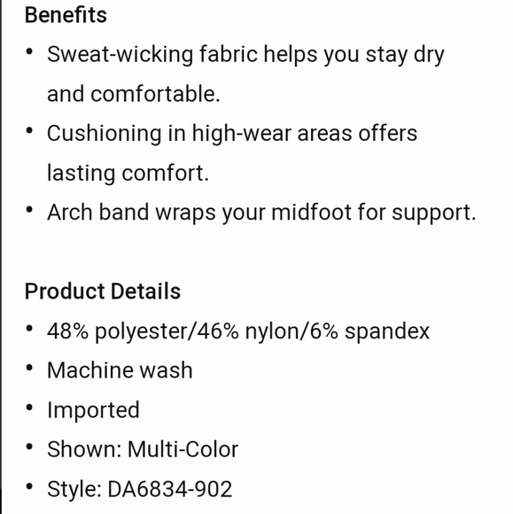 NWT Men's Clemson Tigers Nike Multiplier 2 Pairs Crew Socks - Picture 10 of 10